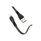 Дата кабель USB 2.0 AM to Micro 5P 1.0m 2.4A TPE X40 black HOCO (6931474711670)