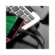 Дата кабель USB 2.0 AM to Micro 5P 1.0m 2.4A TPE X40 black HOCO (6931474711670)