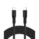 Дата кабель USB-C to USB-C 3.0m 240W black Belkin (CAB025HQ3MBK)