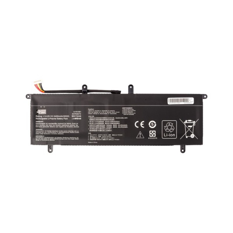 Акумулятор до ноутбука ASUS ZenBook Duo UX481 (C41N1901) 14.8V 3400mAh PowerPlant (NB432059)