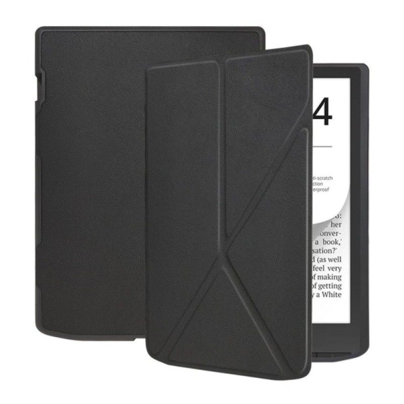 Чохол до електронної книги BeCover Ultra Slim Origami PocketBook 743G InkPad 4/InkPad Color 2/InkPad Color 3 (7.8") Black (713082)