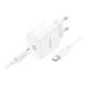 Зарядний пристрій HOCO C76A Pro Majestic USB-C PD30W + cable USB-C to USB-C White (6942007616324)