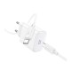 Зарядний пристрій HOCO C76A Pro Majestic USB-C PD30W + cable USB-C to USB-C White (6942007616324)