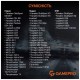 Крісло ігрове GamePro RS100 із кріпленням для керма, педалей та коробки передач Black (RS100)