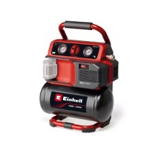 Компресор Einhell TE-AC 18/75 Li OF - Solo, 18В PXC, 8бар, 75л/хв, 5л, (без АКБ та ЗП) (4020410)
