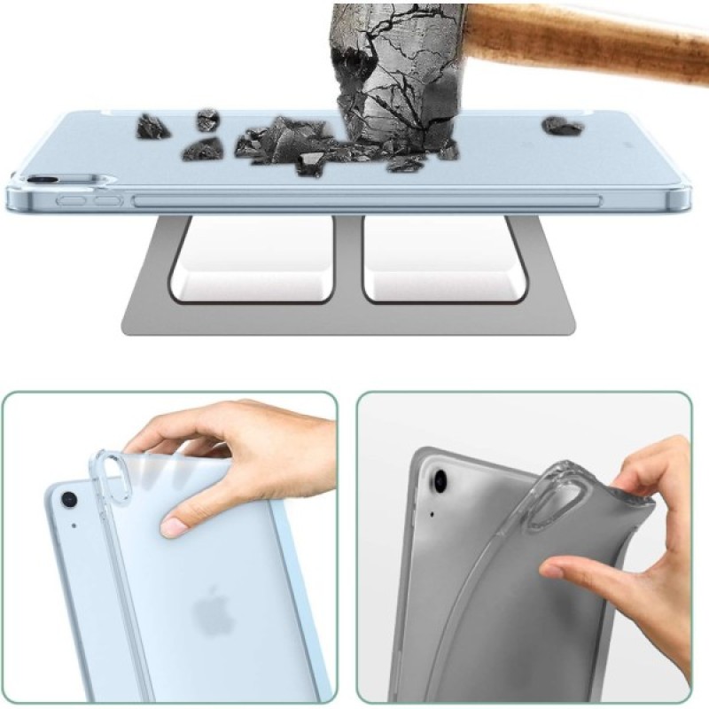 Чохол до планшета BeCover Tri Fold Hard Apple iPad Air 11" M2/M3 (2024/2025) Light Blue (711415)
