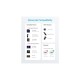 Дата кабель USB-C to USB-C 0.9m nylon 322 white Anker (A81F5H21/A81F5G21)