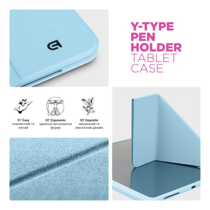 Чохол до планшета Armorstandart Y-Type PEN Redmi Pad Pro / Poco Pad Blue (ARM85543)