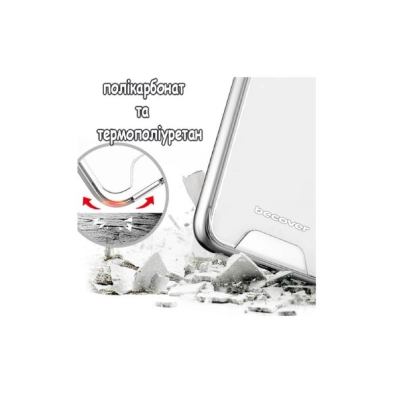 Чохол до мобільного телефона BeCover Space Case Apple iPhone 15 Plus Transparancy (709937)