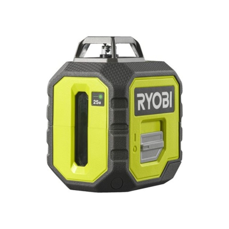 Лазерний нівелір Ryobi RB360GLL, 25 м, 360°, зелений промінь (5133005310)