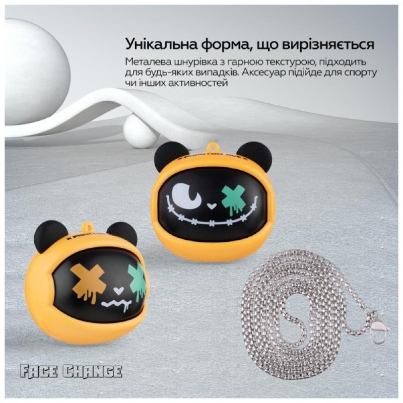 Навушники XoKo G05-face changing TWS Yellow-Black (G05-YEBK)