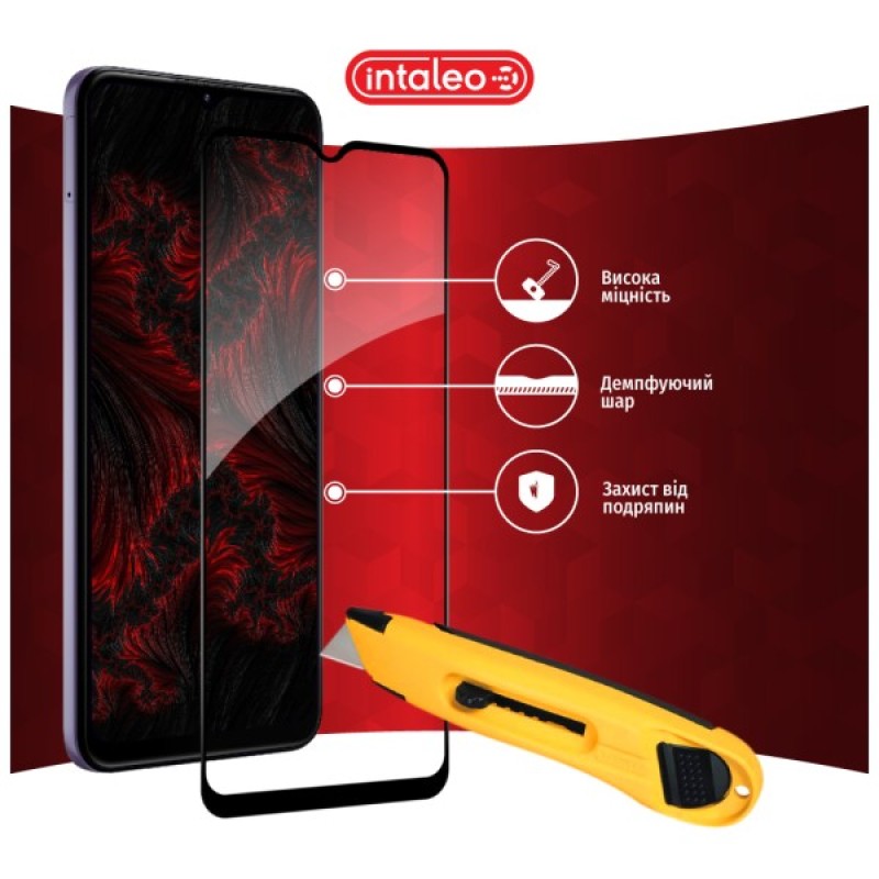 Скло захисне Intaleo Full Glue Nokia G42 5G Black (1283126582127)