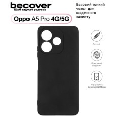 Чохол до мобільного телефона BeCover Silicone Oppo A5 Pro 4G/5G Black (713786)