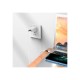 Дата кабель USB-C to USB-C 1.0m 3A 60W silicone BX79 white BOROFONE (6974443384819)