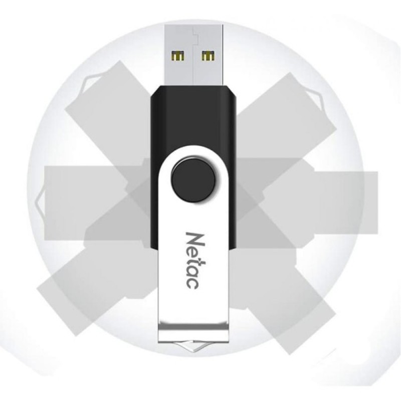 USB флеш накопичувач Netac 16GB U505 USB 2.0 (NT03U505N-016G-20BK)