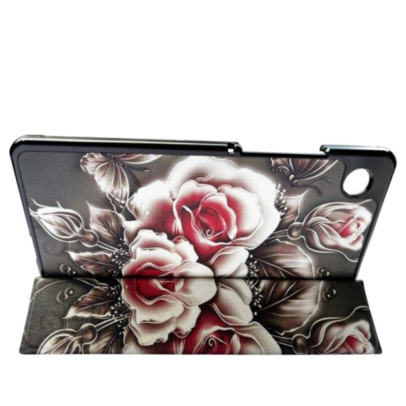 Чохол до планшета BeCover Smart Case Samsung Galaxy Tab A11 SM-X133/X135 8.7" Black Rose (713983)