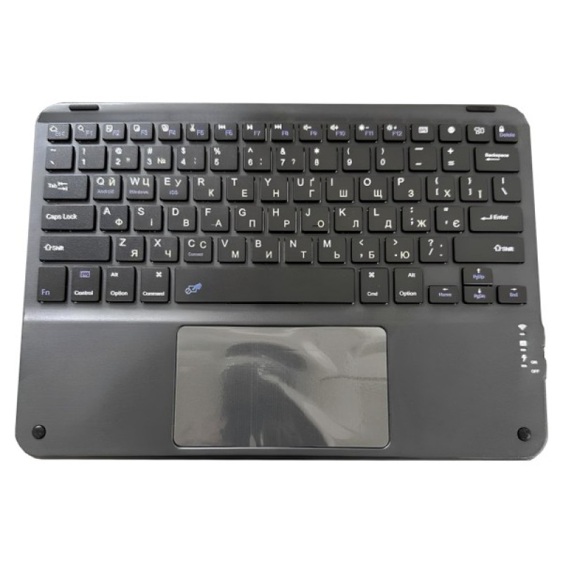 Клавіатура BeCover (265х185 мм) with TouchPad Bluetooth UA Black (713401)