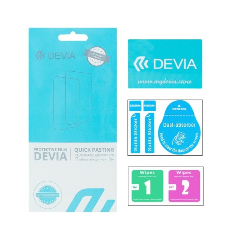 Плівка захисна Devia hydrogel Apple iPhone 15 Pro (DV-SM-15PU)