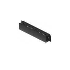 Кабельний організатор 19" 2U 80х60 RAL9005 Conteg (DP-VP-K03)